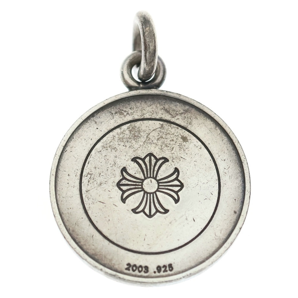 CHROME HEARTS(クロムハーツ) CHRM ANGL MDL エンジェルメダルチャーム V2 シルバーネックレストップ