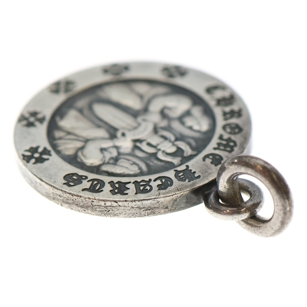 CHROME HEARTS(クロムハーツ) CHRM ANGL MDL エンジェルメダルチャーム V2 シルバーネックレストップ