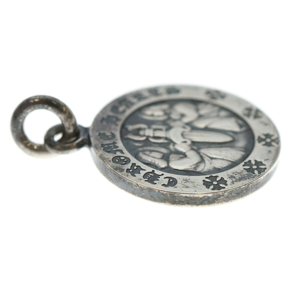 CHROME HEARTS(クロムハーツ) CHRM ANGL MDL エンジェルメダルチャーム V2 シルバーネックレストップ