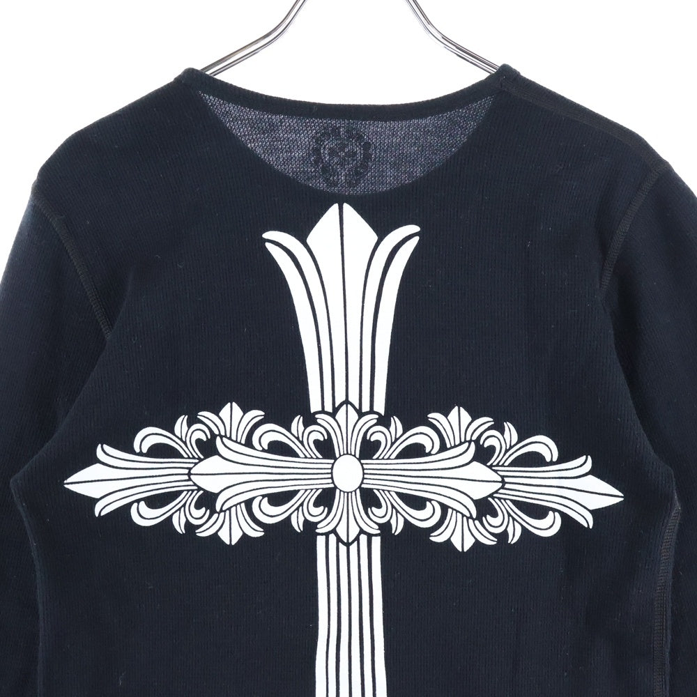 CHROME HEARTS(クロムハーツ) アームロゴ バッククロス サーマル 長袖T