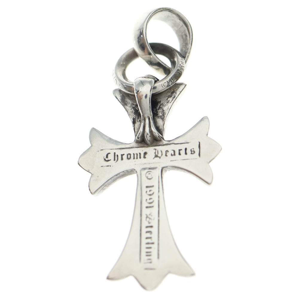 CHROME HEARTS(クロムハーツ) CH CRS SML W/BALE Wベイル スモールCHクロス ペンダントトップ シルバー BCA218