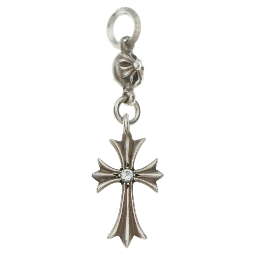 CHROME HEARTS(クロムハーツ) 1B TNY CH CRS 1DIA 1ボール タイニー CHクロス 1ダイヤ チャーム ペンダントトップ シルバー