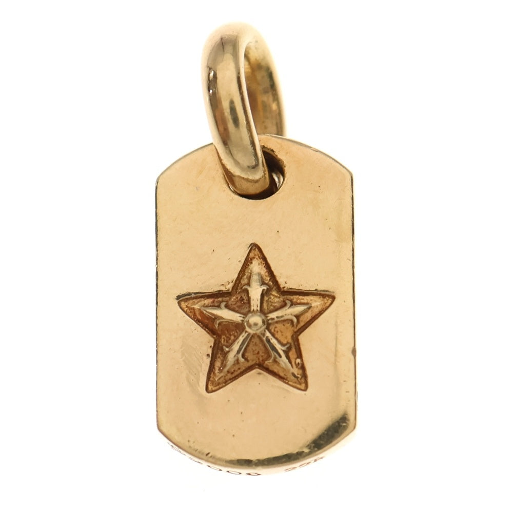 CHROME HEARTS(クロムハーツ) 22K DT TNY STAR タイニードッグタグスター チャーム ゴールドネックレストップ