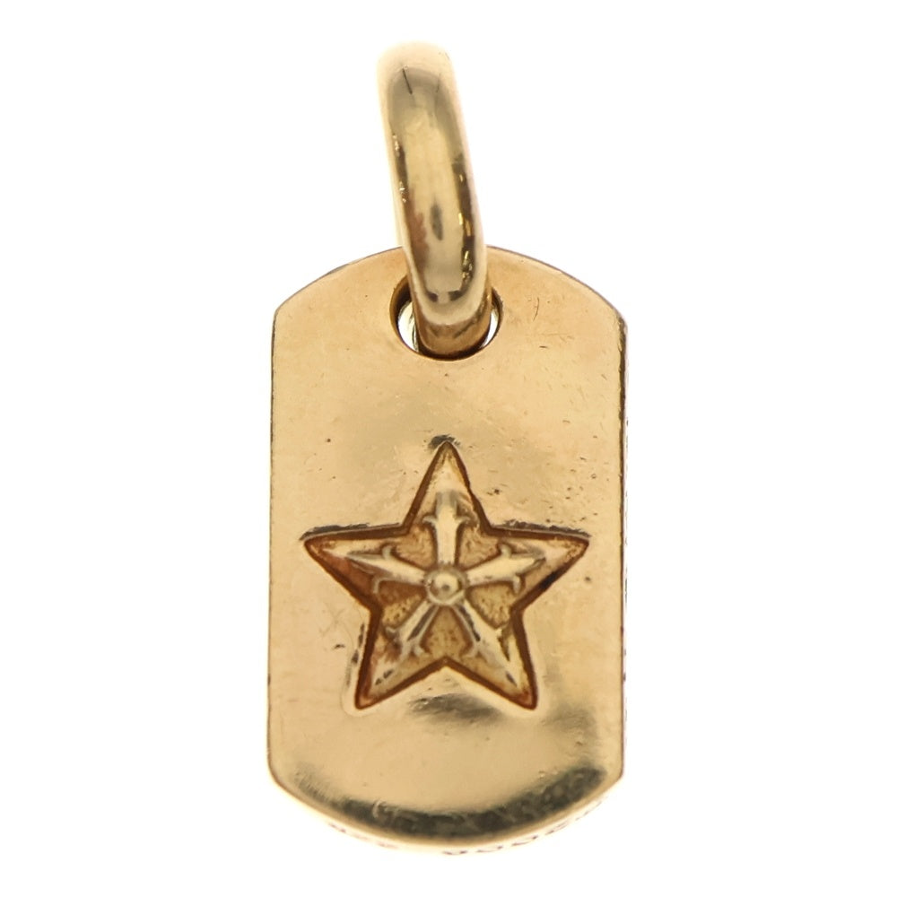 CHROME HEARTS(クロムハーツ) 22K DT TNY STAR タイニードッグタグスター チャーム ゴールドネックレストップ