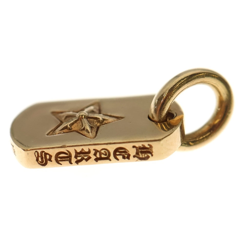 CHROME HEARTS(クロムハーツ) 22K DT TNY STAR タイニードッグタグスター チャーム ゴールドネックレストップ