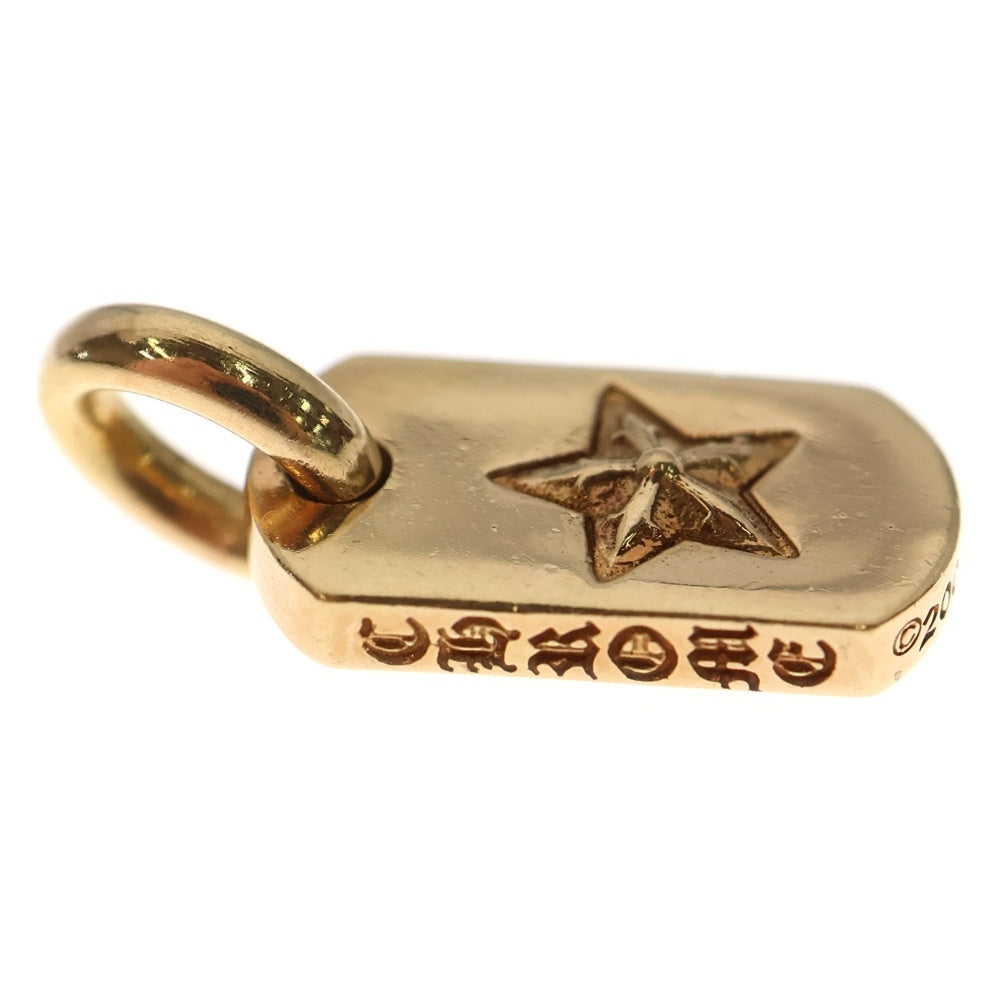 CHROME HEARTS(クロムハーツ) 22K DT TNY STAR タイニードッグタグスター チャーム ゴールドネックレストップ