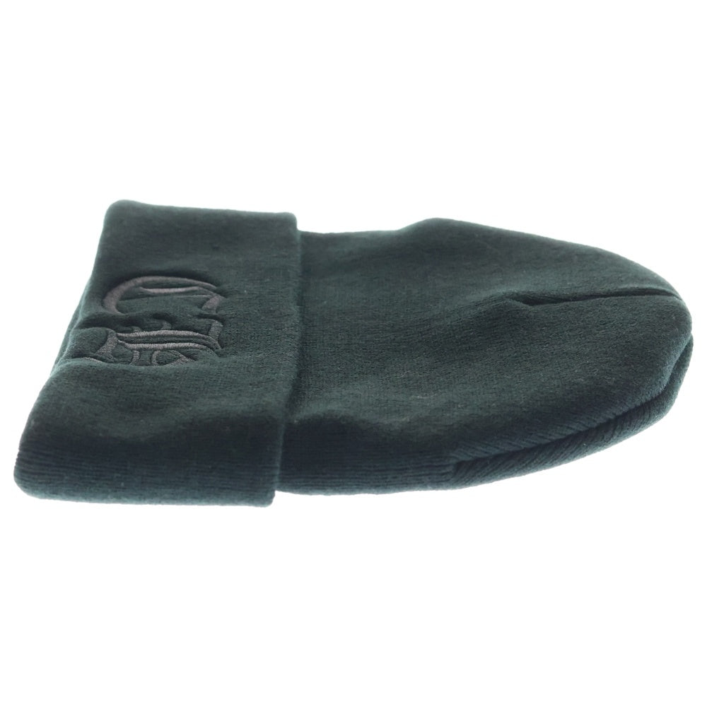 CHROME HEARTS(クロムハーツ) WATCH CAP ワッチキャップ CH刺繍ビーニー帽子 ブラック