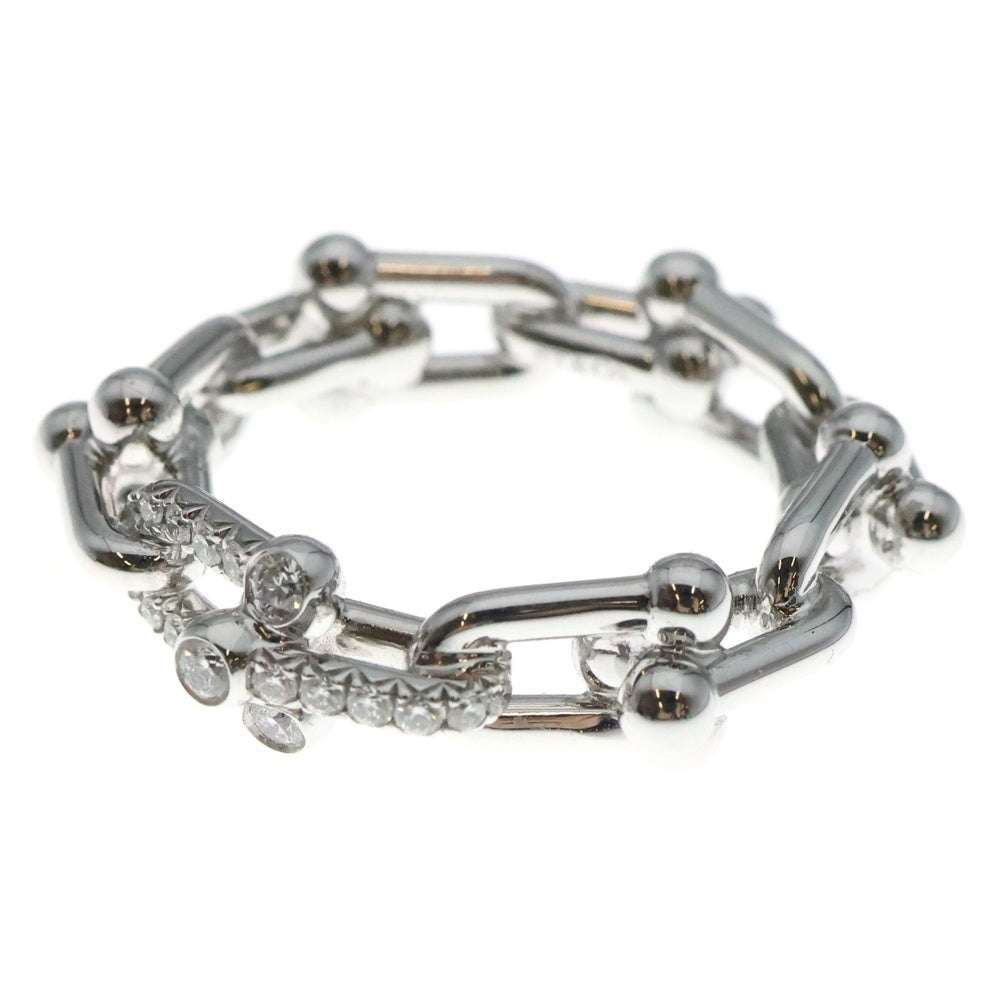 TIFFANY & Co.(ティファニー) HardWear ハードウェア K18WGダイヤスモールリンクリング レディース