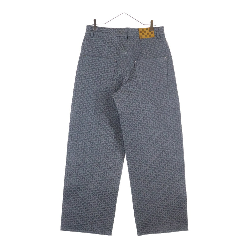 LOUIS VUITTON(ルイヴィトン) 25AW モノグラム総柄キルティングワークウェアパンツ 1AIMG7 グレー