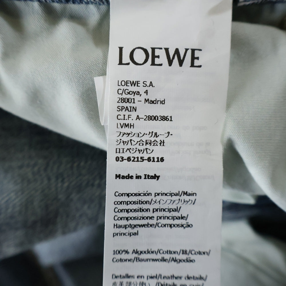 LOEWE(ロエベ) ANAGRAM BAGGY JEANS アナグラム バギー ジーンズ H526Y11W79 インディゴ