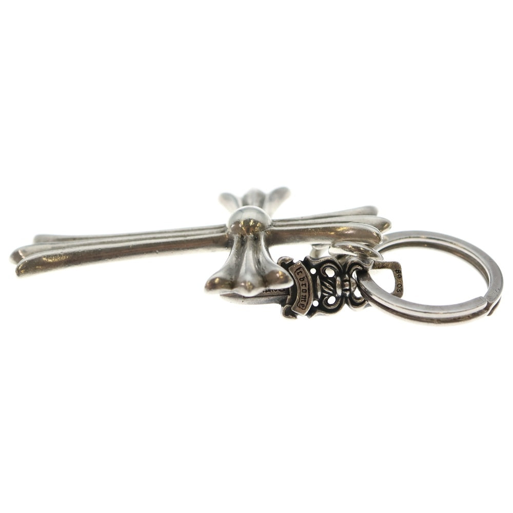 CHROME HEARTS(クロムハーツ) CH CRS LG&No5 DGGR ラージクロス#5ダガーキーリング シルバーキーリング