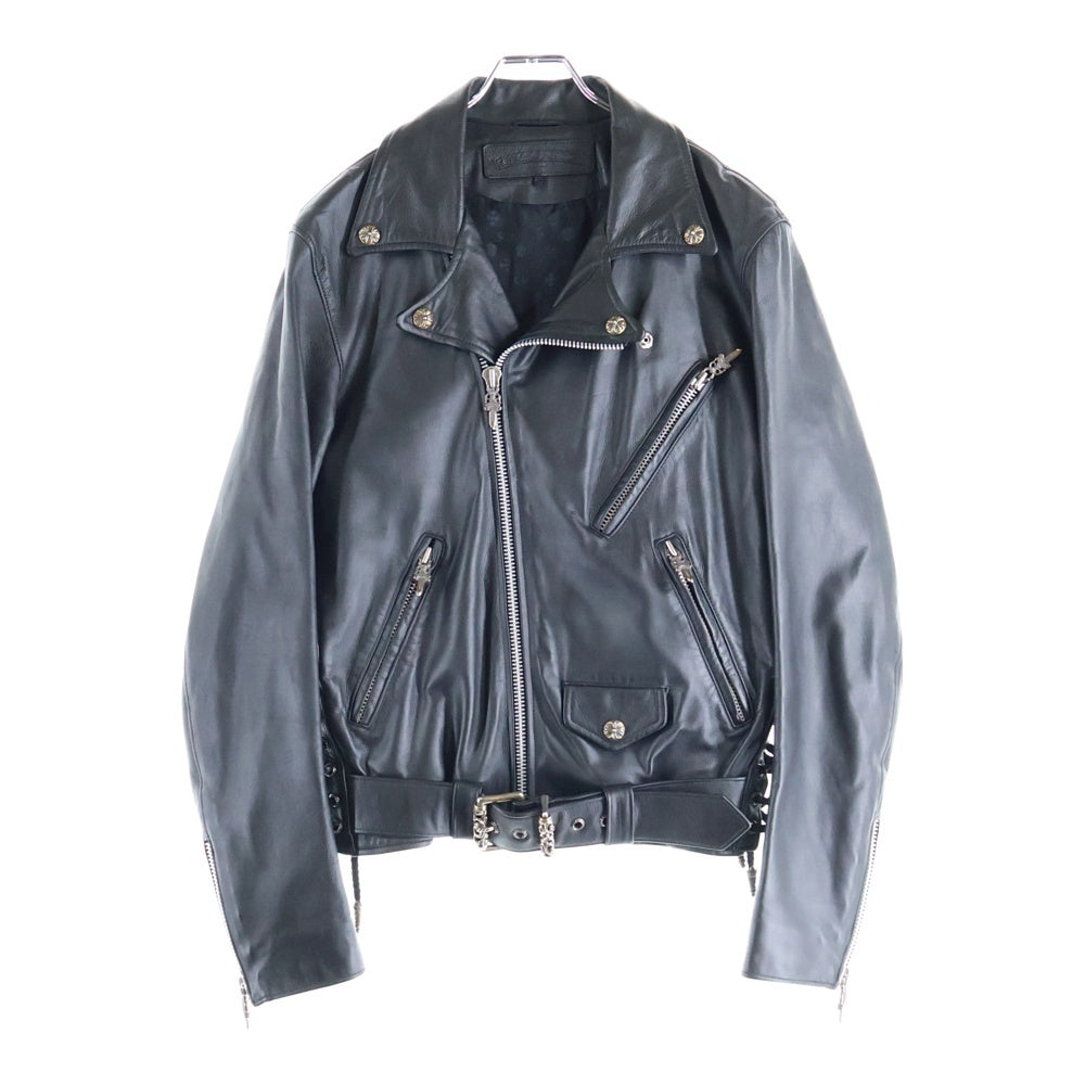CHROME HEARTS(クロムハーツ) JJ DEAN JJディーン ダガージップライダースレザージャケット ブラック JVP