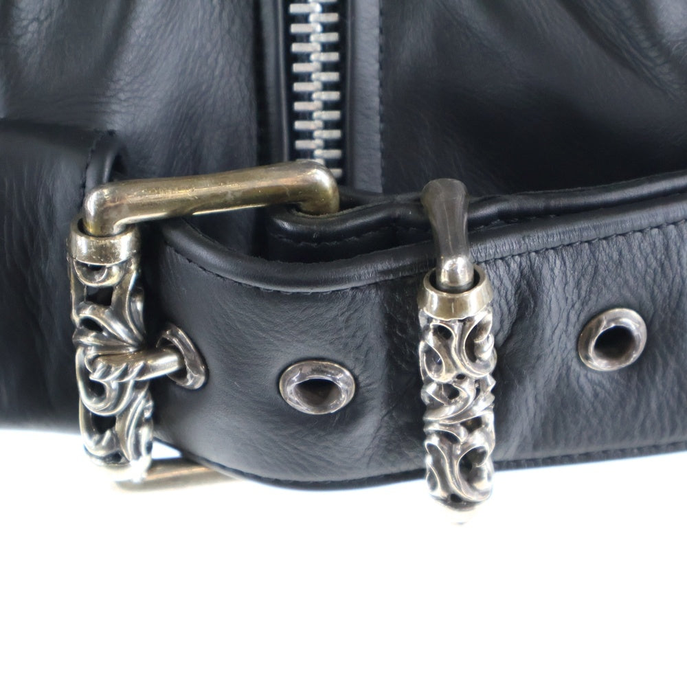 CHROME HEARTS(クロムハーツ) JJ DEAN JJディーン ダガージップライダースレザージャケット ブラック JVP
