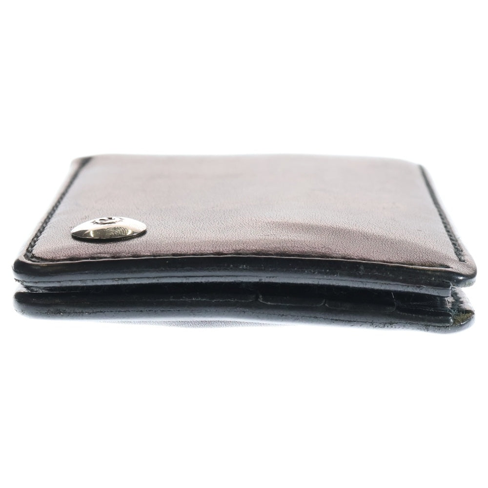 goro's(ゴローズ) 刻印コンチョ付き 二つ折り札入れ ブラック 財布