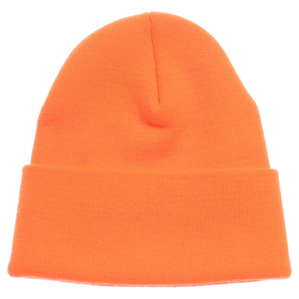 CHROME HEARTS(クロムハーツ) WATCH CAP ワッチキャップ ロゴ刺繍ビーニー オレンジ
