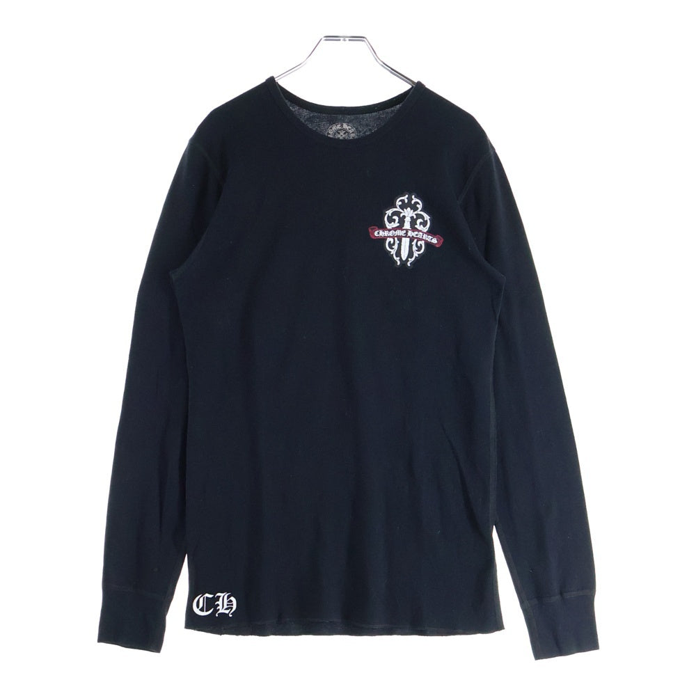 CHROME HEARTS(クロムハーツ) バックヴァインダガープリント サーマル ロングスリーブTシャツ ブラック