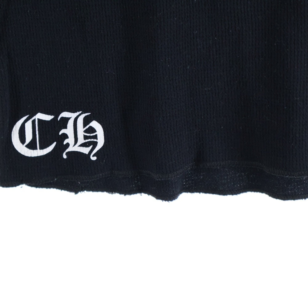 CHROME HEARTS(クロムハーツ) バックヴァインダガープリント サーマル ロングスリーブTシャツ ブラック