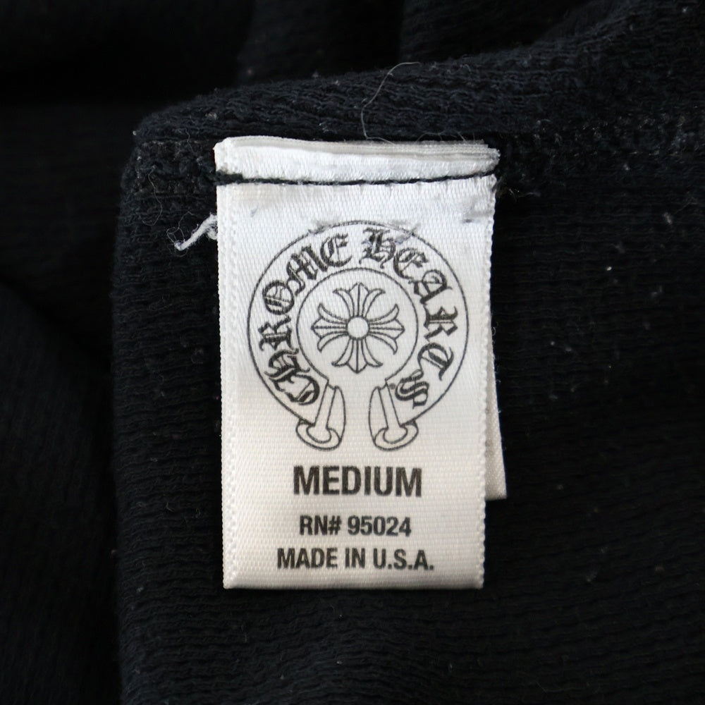 CHROME HEARTS(クロムハーツ) バックヴァインダガープリント サーマル ロングスリーブTシャツ ブラック