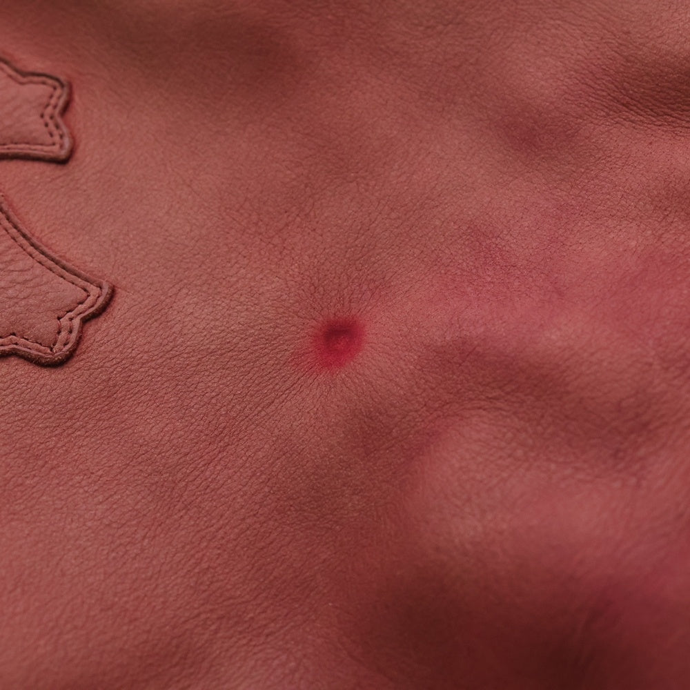 CHROME HEARTS(クロムハーツ) FS TOTE FSトート クロスパッチ付きレザートートバッグ