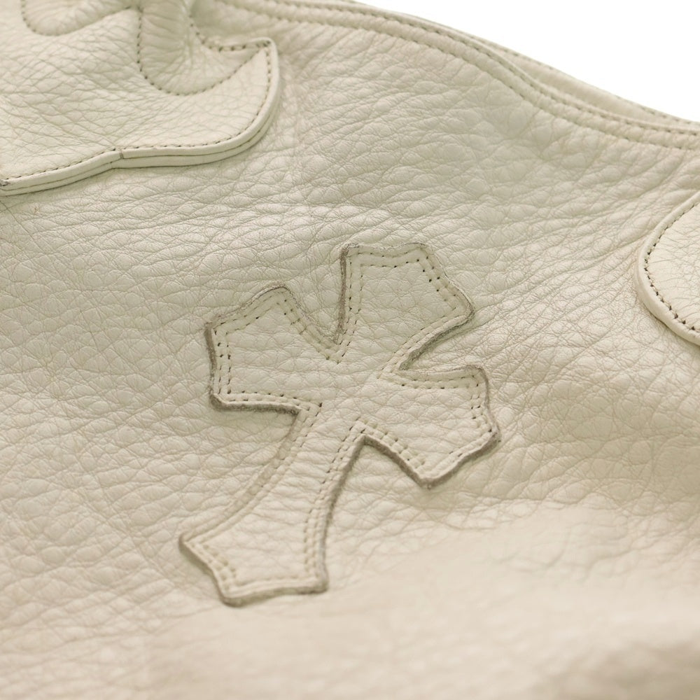 CHROME HEARTS(クロムハーツ) FS TOTE FSトート クロスパッチ付きレザートートバッグ