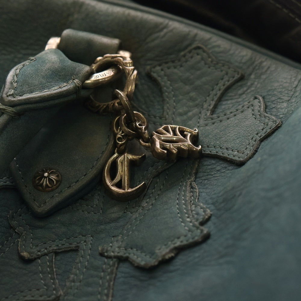 CHROME HEARTS(クロムハーツ) GYM MD ジムバッグ 現行型CHチャーム付きミディアムレザーハンドバッグ