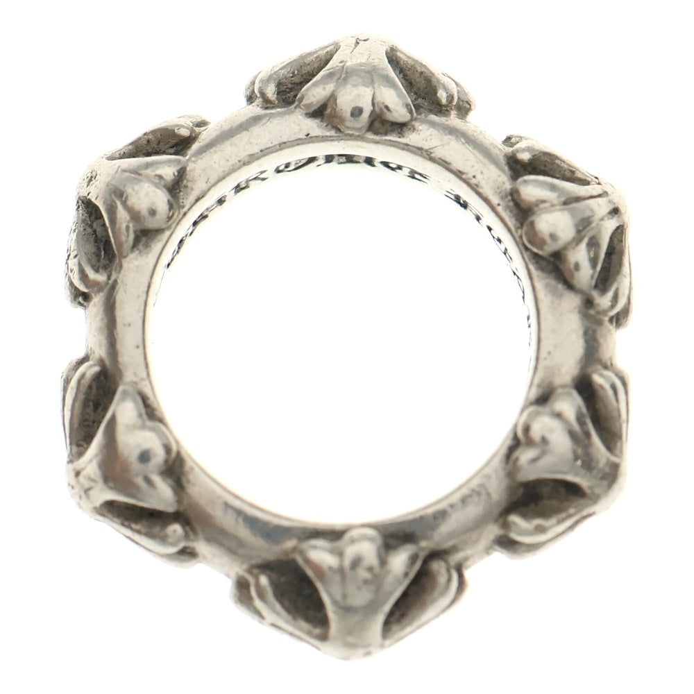 CHROME HEARTS(クロムハーツ) CROSS BAND クロスバンド シルバーリング レディース