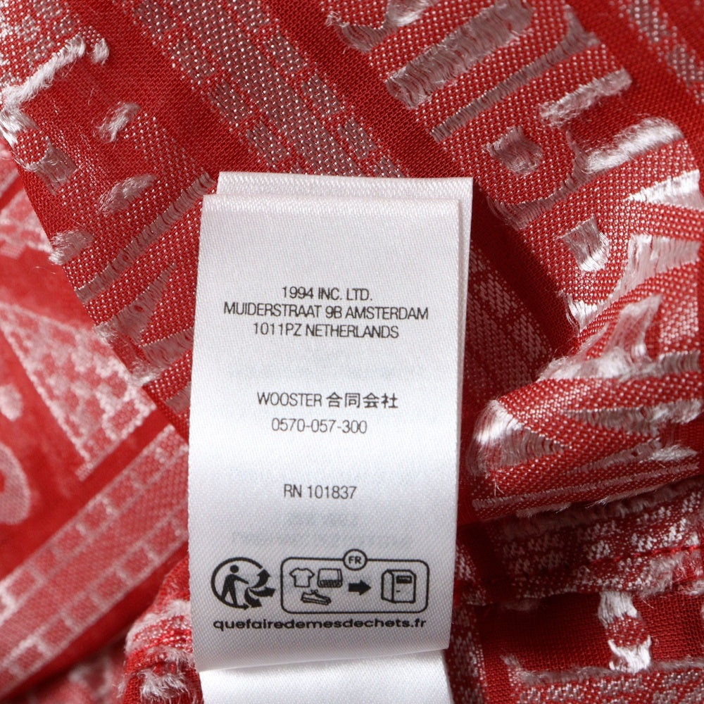 SUPREME(シュプリーム) Tray Jacquard S/S Shirt 24ss ジャガード織 ロゴ総柄 半袖シャツ