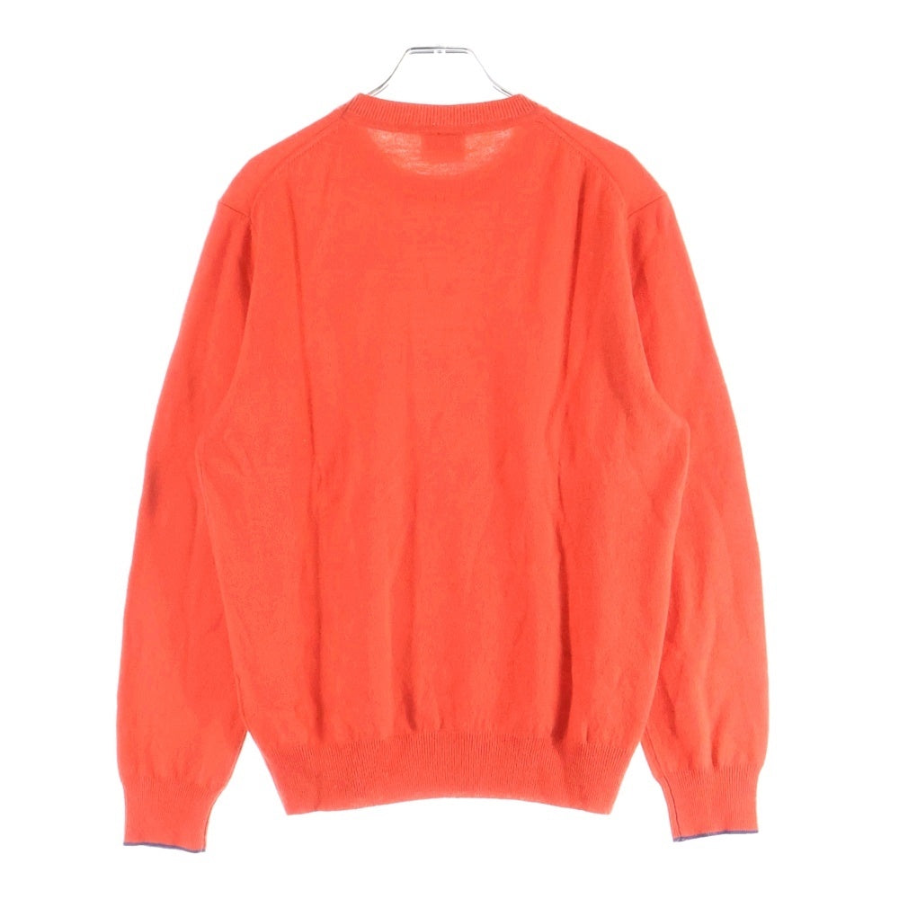 Paul Smith(ポールスミス) フロントワンポイント刺繍 長袖ニット レッド PY-1C-89596