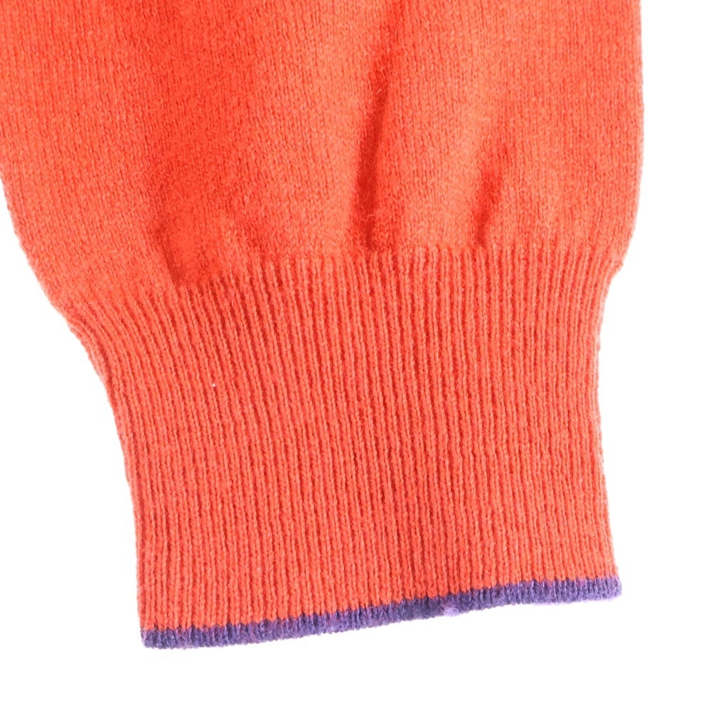 Paul Smith(ポールスミス) フロントワンポイント刺繍 長袖ニット レッド PY-1C-89596