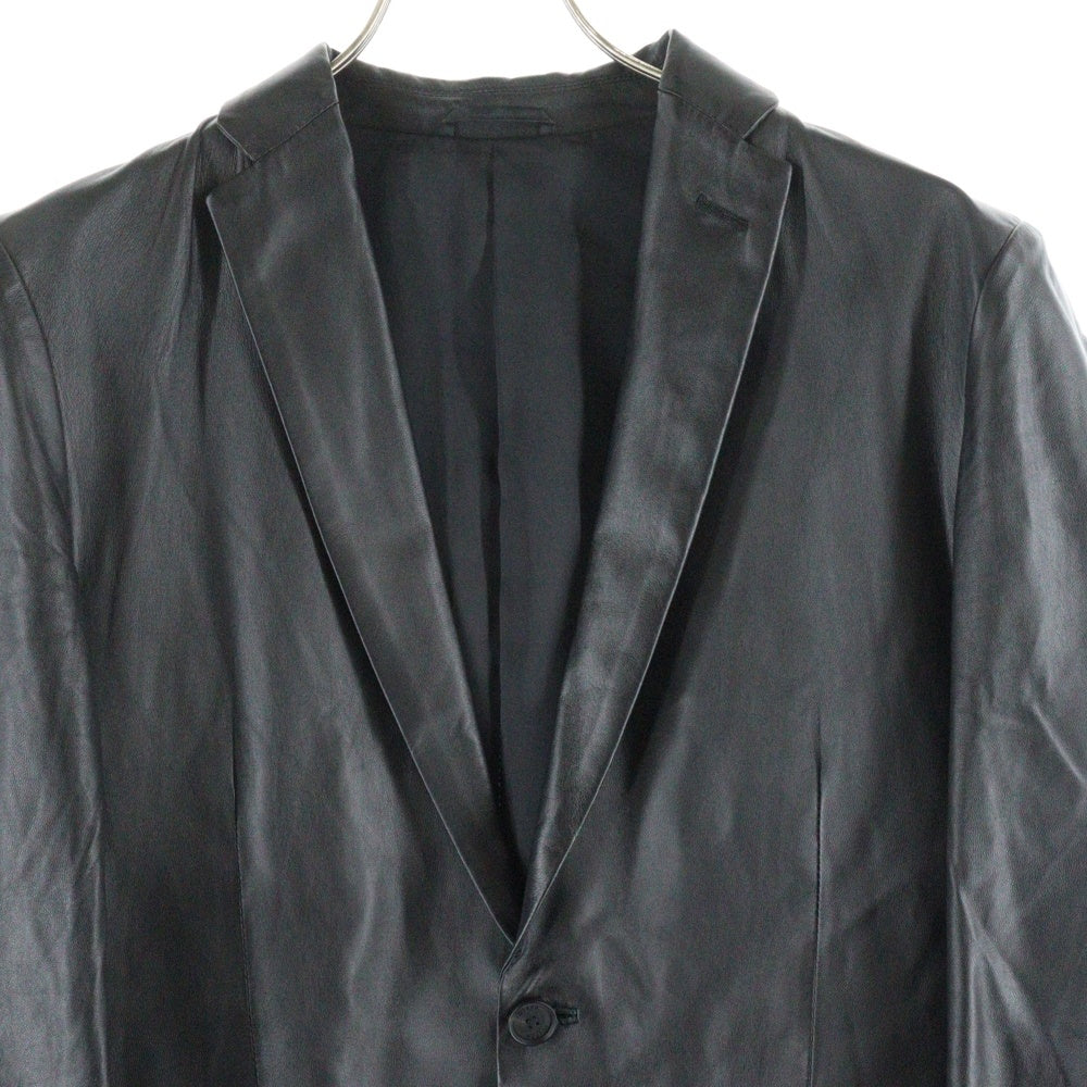 JOSEPH(ジョセフ) ラムレザー 2B デーラードジャケット ブラック