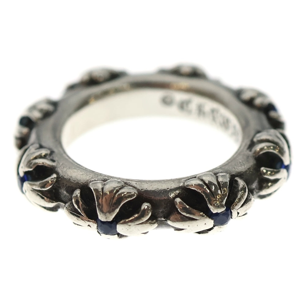 CHROME HEARTS(クロムハーツ) CROSS BAND SAP クロスバンド サファイアシルバーリング