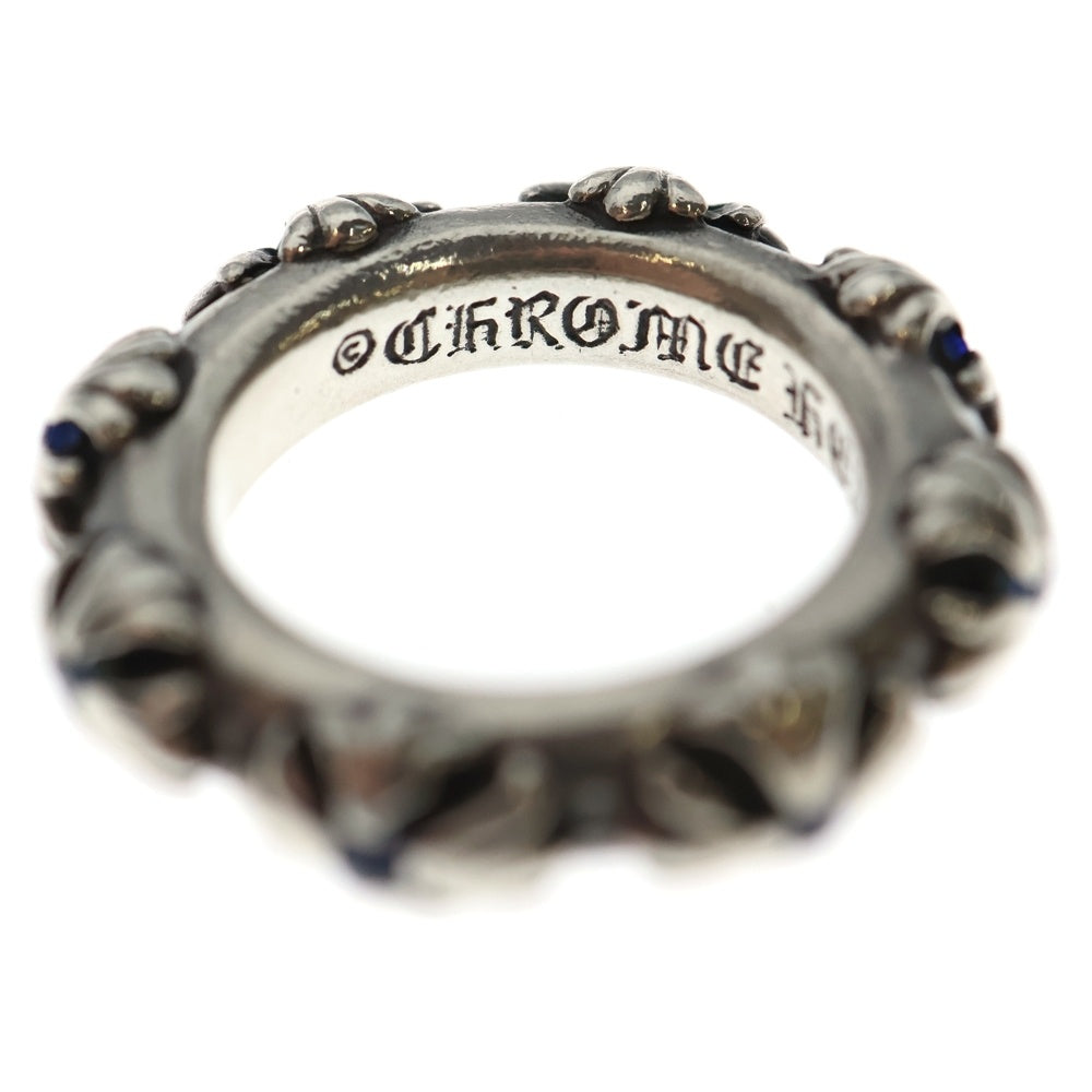 CHROME HEARTS(クロムハーツ) CROSS BAND SAP クロスバンド サファイアシルバーリング