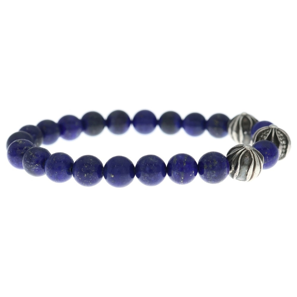 Chrome Hearts ビーズブレス Chrome Hearts 10mm ブラック 2 シルバー ビーズ ブレスレット - SRM