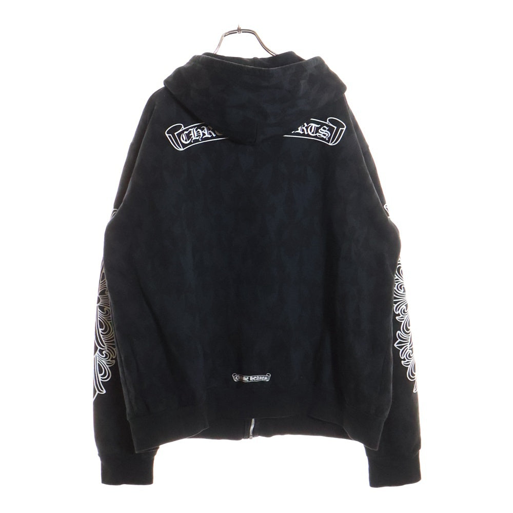 CHROME HEARTS(クロムハーツ) SWTSHRT HD ZIP CHクロス総柄ジップ