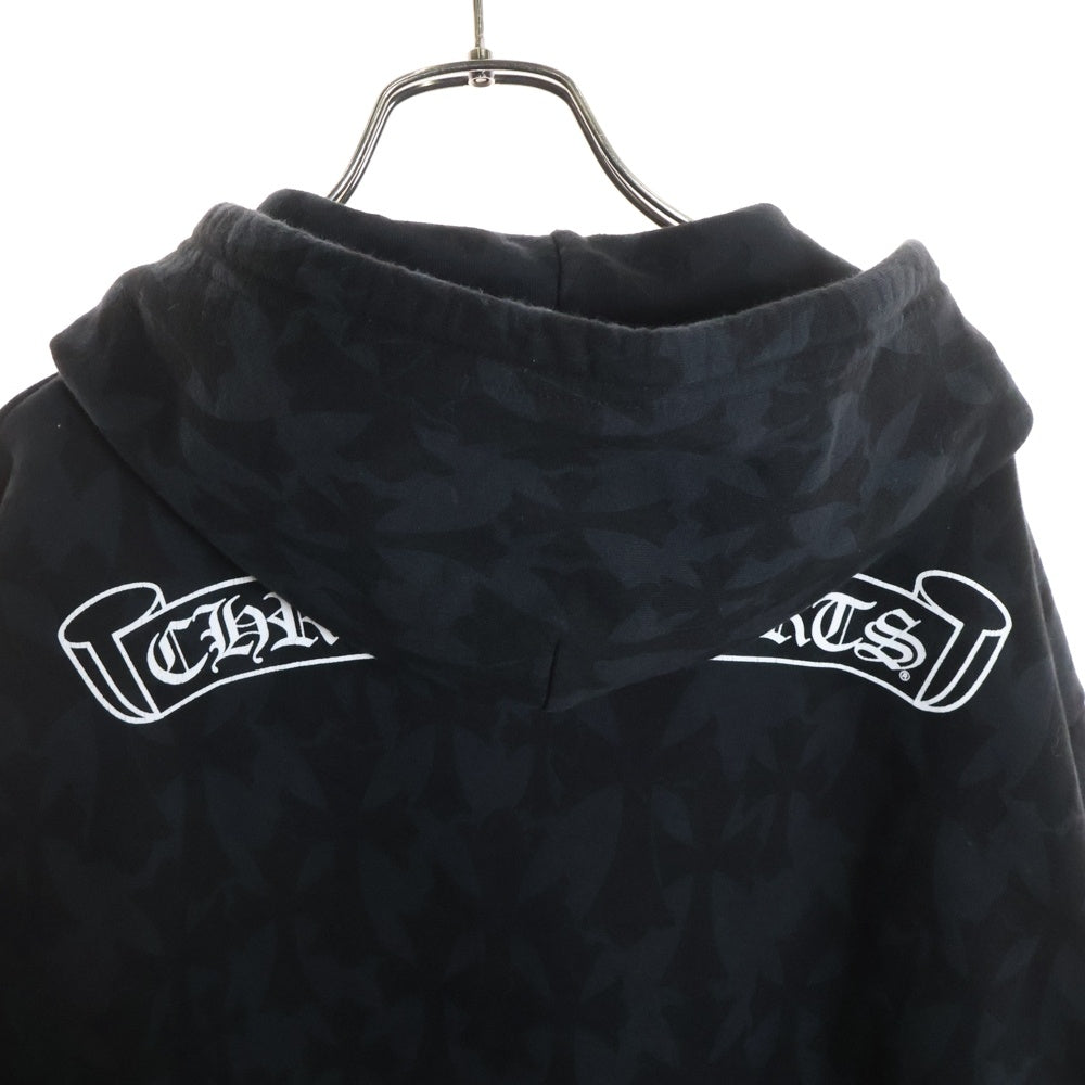 CHROME HEARTS(クロムハーツ) SWTSHRT HD ZIP CHクロス総柄ジップアップパーカー