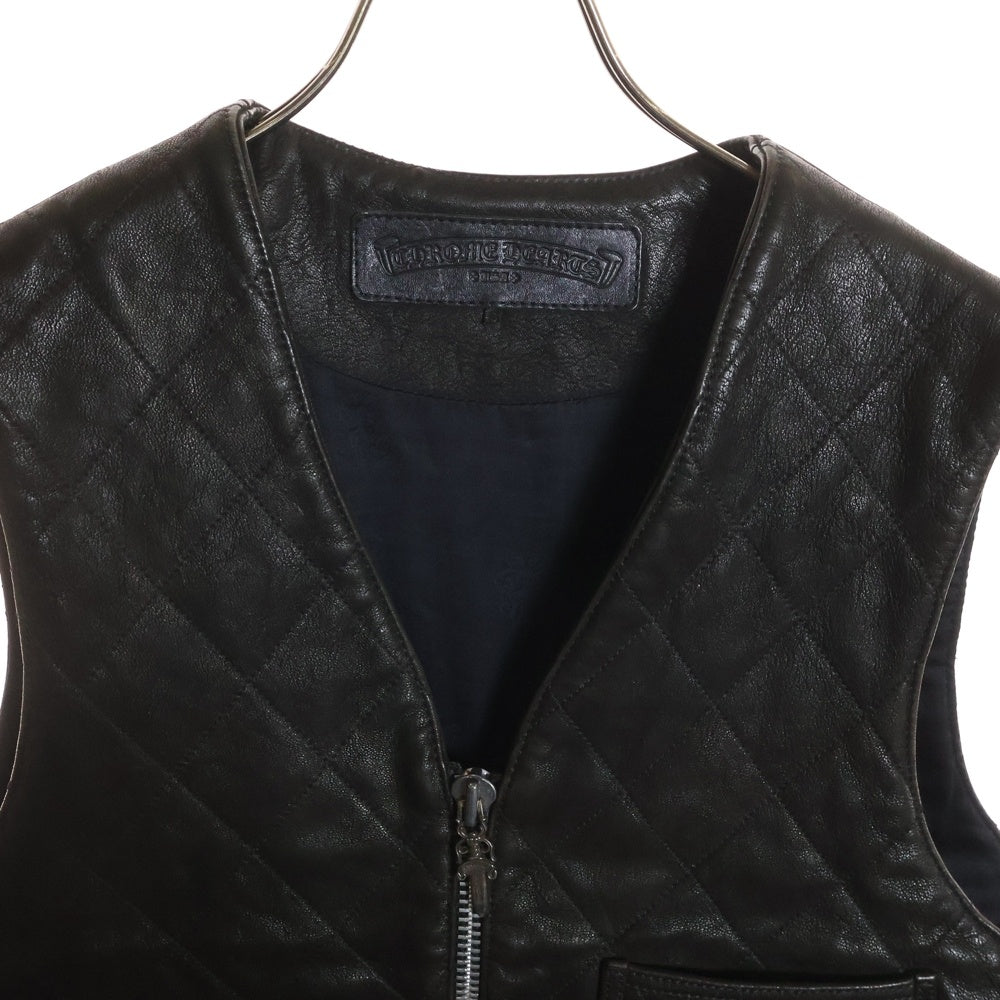 CHROME HEARTS(クロムハーツ) デストロイレザーキルティングダガー