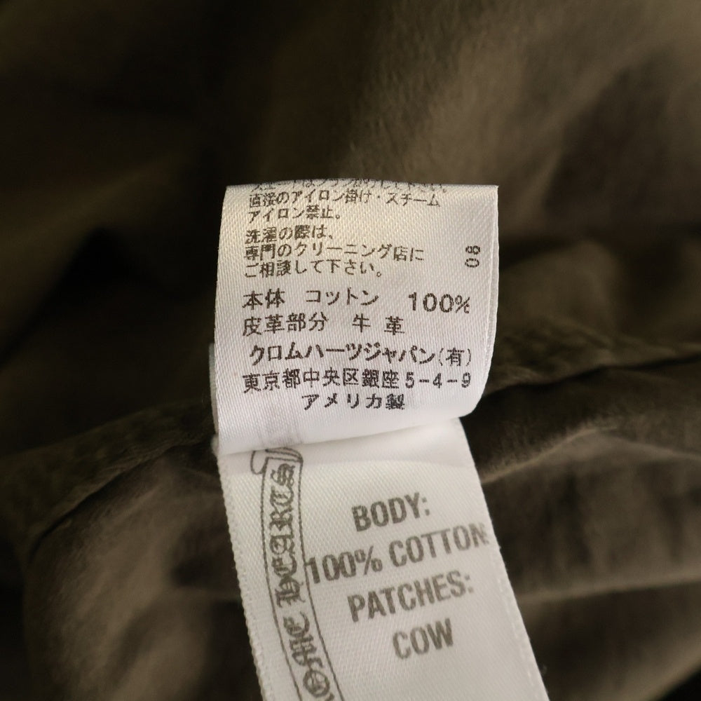 CHROME HEARTS(クロムハーツ) ARMY FBRC BS FLUER アーミーシャツ BSフレアボタンミリタリー長袖シャツ カーキ