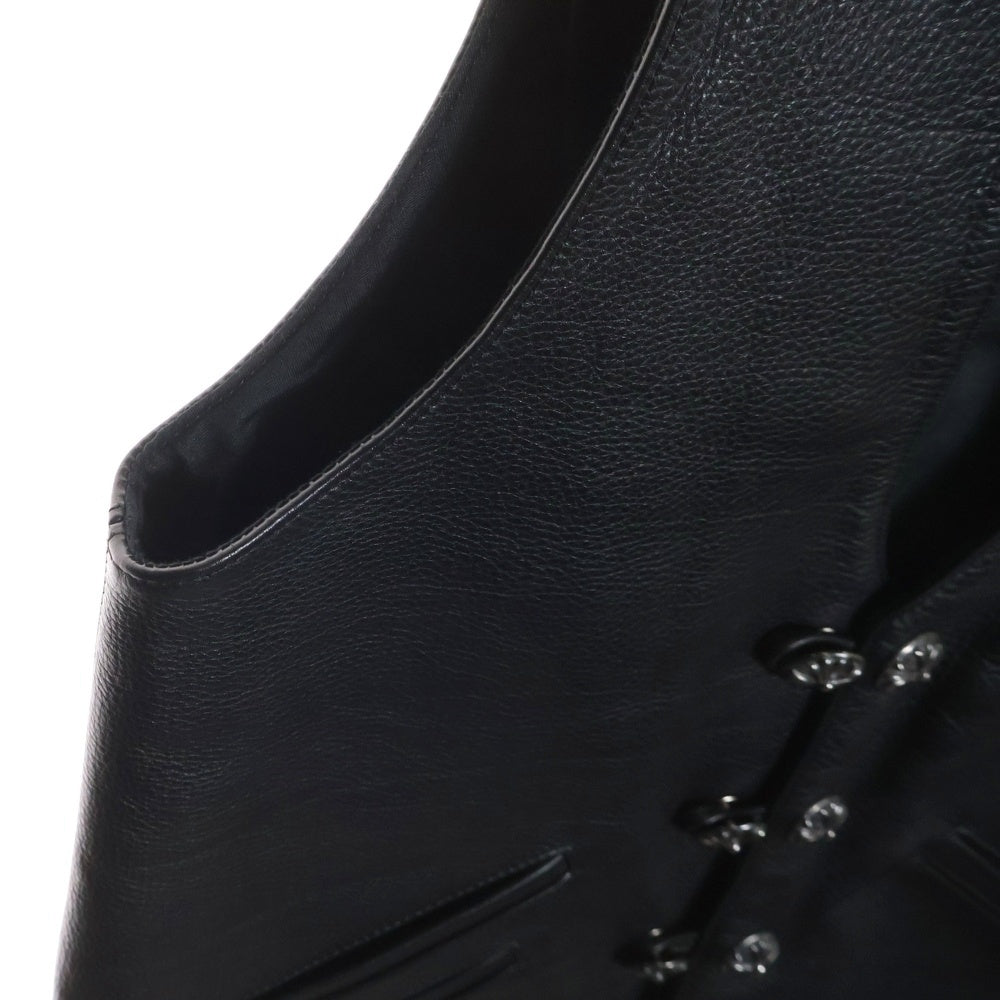 CHROME HEARTS(クロムハーツ) 8B L LNG BCK 8 クロスボール クロスボールボタンレザーベスト