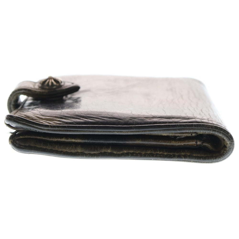 CHROME HEARTS(クロムハーツ) SQ BTN BILL スクエアボタンビル フラップボタン レザーウォレット 2つ折り財布 カモフラージュ