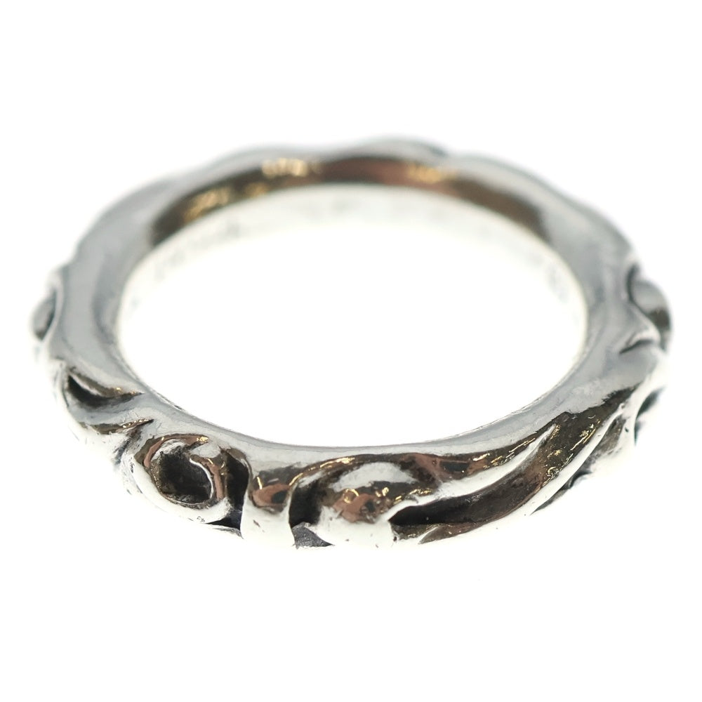 CHROME HEARTS(クロムハーツ) SCRL BAND スクロールバンド リング シルバー