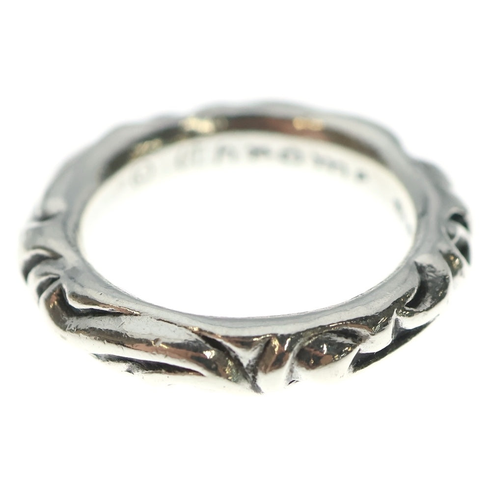 CHROME HEARTS(クロムハーツ) SCRL BAND スクロールバンド リング シルバー