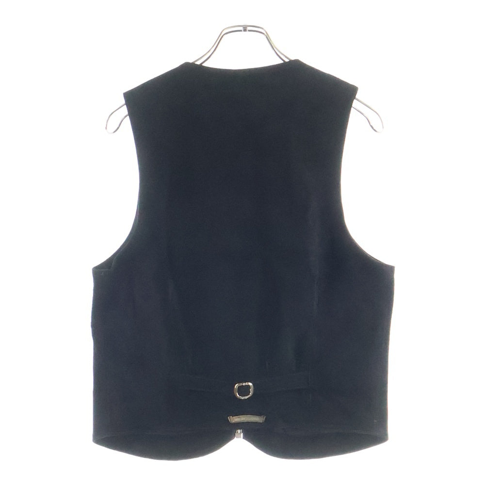 CHROME HEARTS(クロムハーツ) ZIP FRNT VEST ダガージップバックガンスリンガースウェードベスト