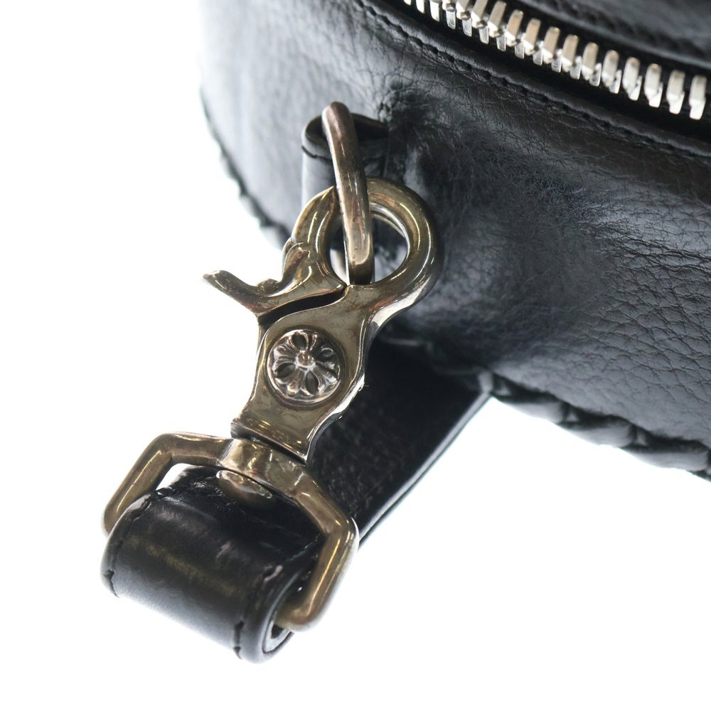 CHROME HEARTS(クロムハーツ) BLUE MOON CHプラス装飾2WAYレザーショルダーバッグ ブラック