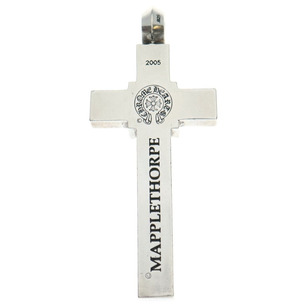 CHROME HEARTS(クロムハーツ) MAPPLE THORPE CRS LG メイプルソープ スモール クロスペンダントトップ シルバー BCA289