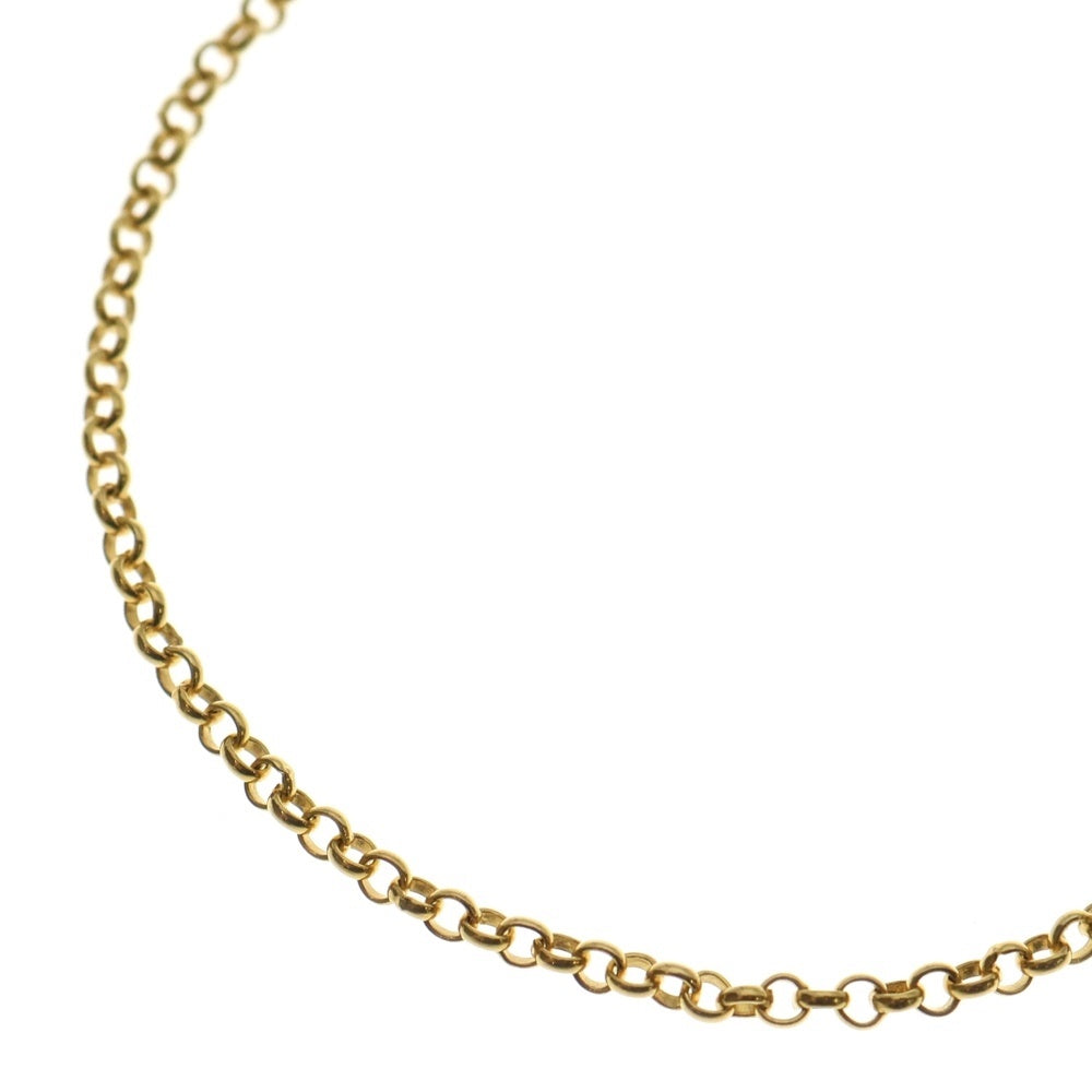 CHROME HEARTS(クロムハーツ) 22K NECKCHAIN R18 ロールチェーンネックレス 18inch ゴールド BCA010