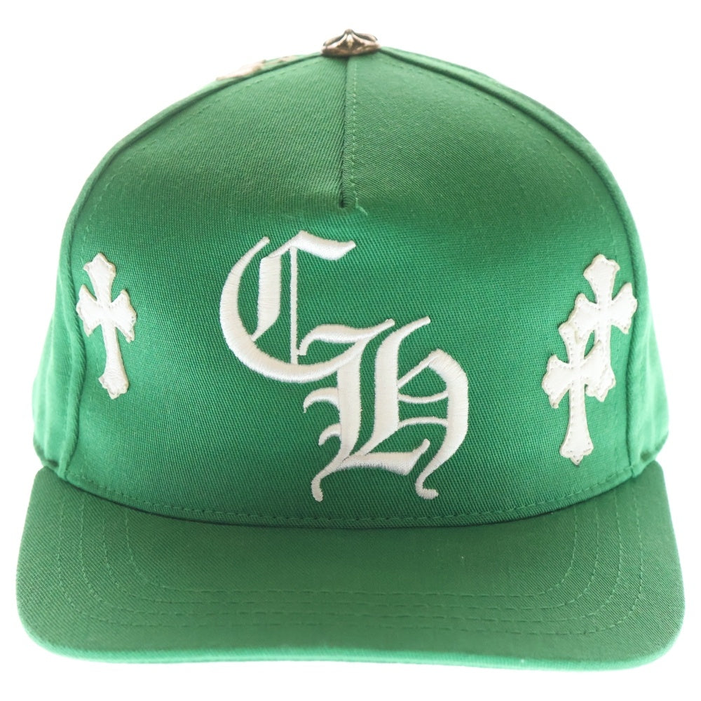 CHROME HEARTS クロムハーツ キャップ CHロゴ × クロス刺繍 CHROME HEARTS(クロムハーツ) CH HAT CH刺繍クロスパッチベースボール
