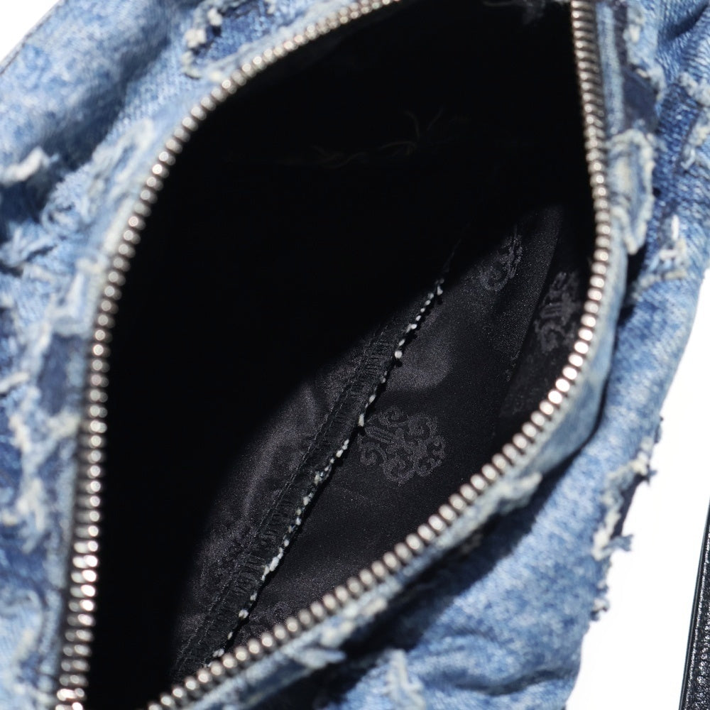 CHROME HEARTS(クロムハーツ) #1 SNAT PACK DNM SCTD PTCH/スナットパック クロスパッチガンスリンガーベルトデニムボディーバッグ インディゴ