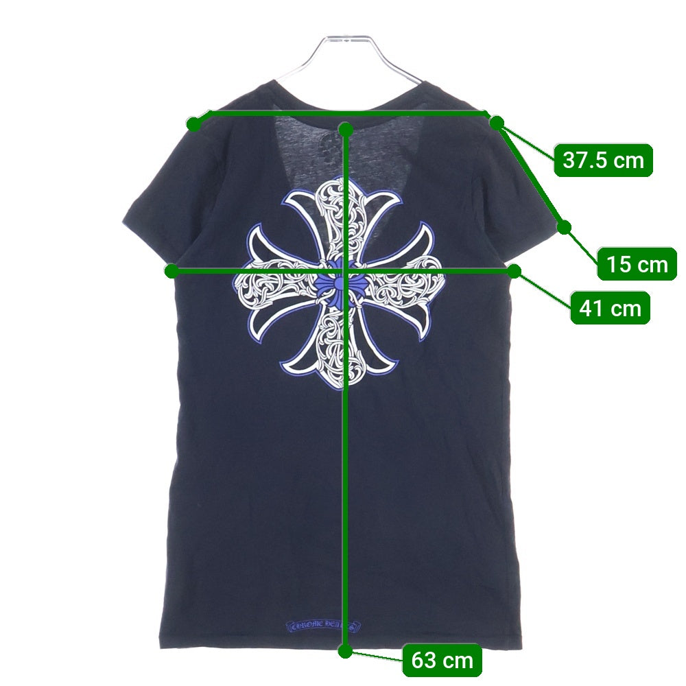 CHROME HEARTS(クロムハーツ) OLD バックCHプラス 半袖Tシャツ ブラック