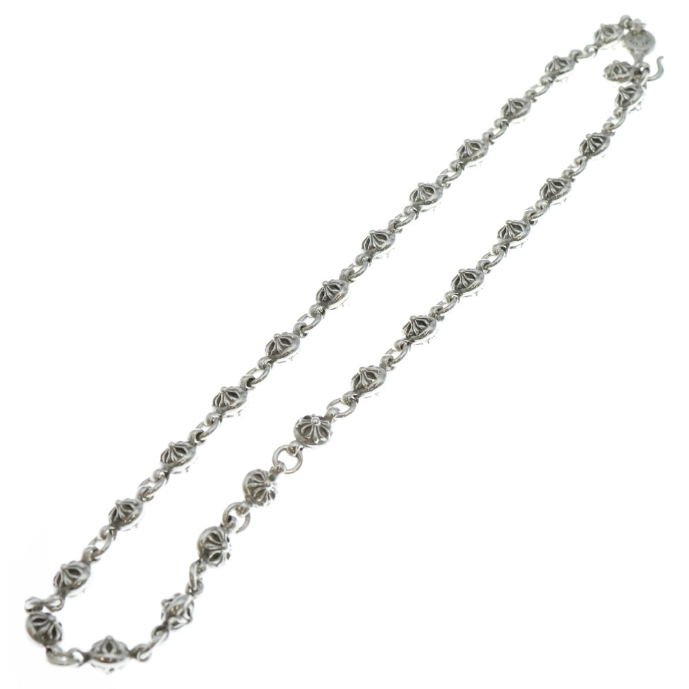 割引中！！クロムハーツ シルバーネックレ ス CHROME HEARTS(クロムハーツ) ♯1 CRSBL CHN クロスボールチェーン