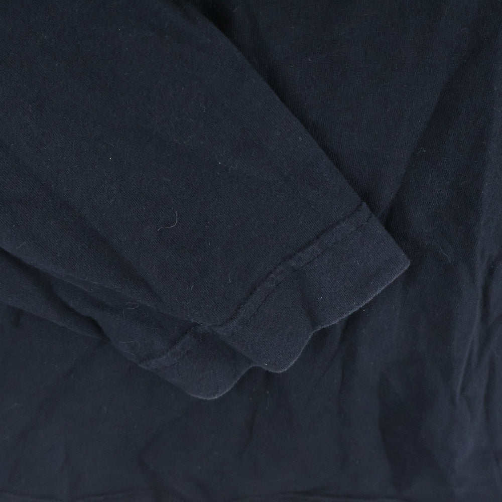 CHROME HEARTS(クロムハーツ) フレアボタンRS3プリント長袖カットソー ポロシャツ ブラック